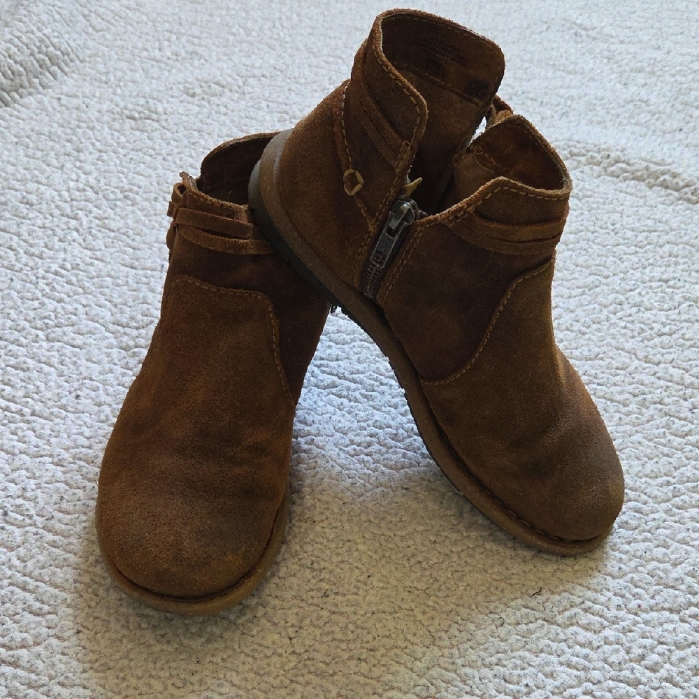 Born Brown Ankle Boots with Suede Finish